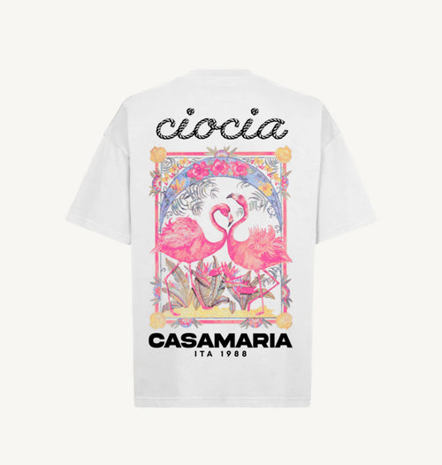 T-Shirt BF FLAMINGOS WHITE