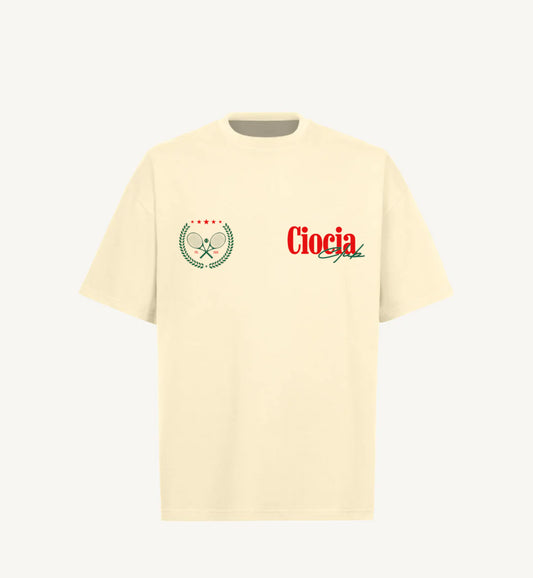 Tee shirt BF TENNIS CLUB CREAM