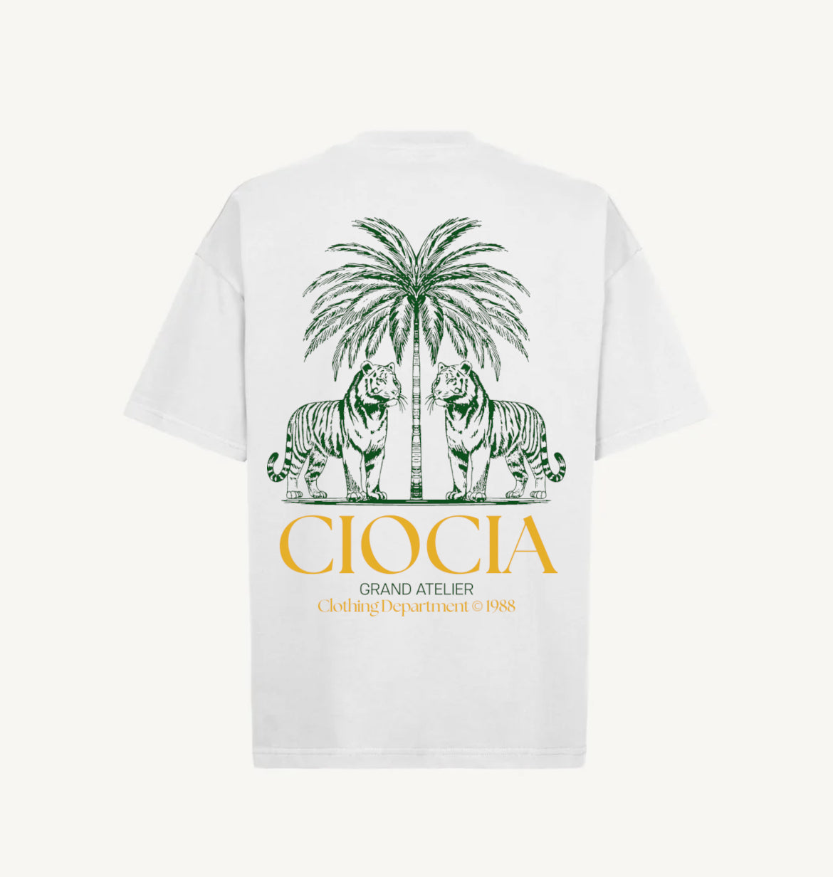 T-Shirt DOBIO TIGER WHITE