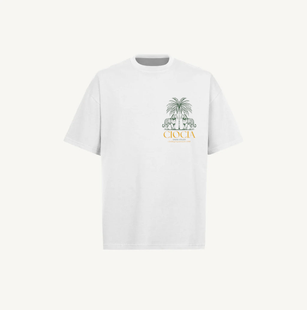 T-Shirt DOBIO TIGER WHITE