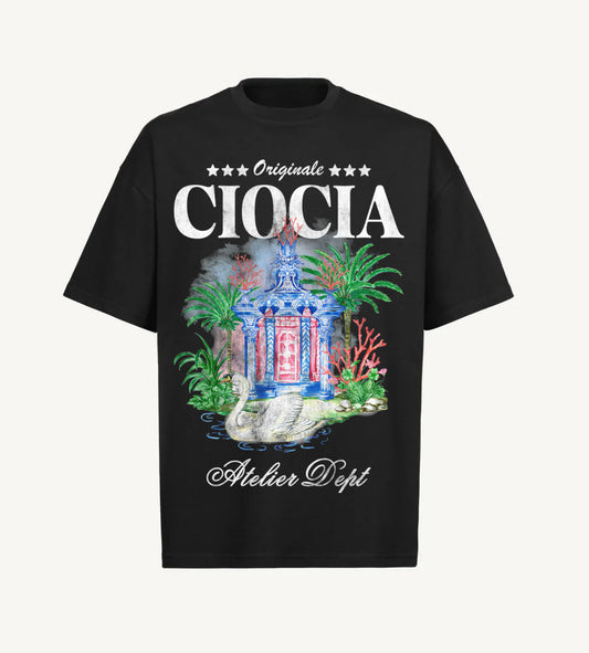 Tee shirt F ORIGINAL SWAN W BLACK