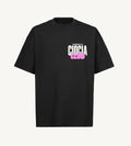 T-Shirt Manches Courtes Imprimé Dos Unisexe BARBA CLUB BLACK