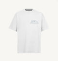 T-Shirt Manches Courtes Imprimé Dos Unisexe PISA WHITE
