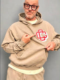 HOODIE CC CIOCIA OVERSIZE BEIGE
