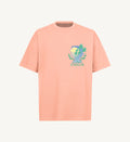 T-Shirt BF PALMS PINK GREEN
