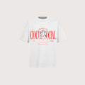 T-Shirt Manches Courtes Imprimé Unisexe ANGEL CLUB WHITE