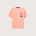 T-Shirt Manches Courtes Imprimé Dos Unisexe FLAMINGOS PINK