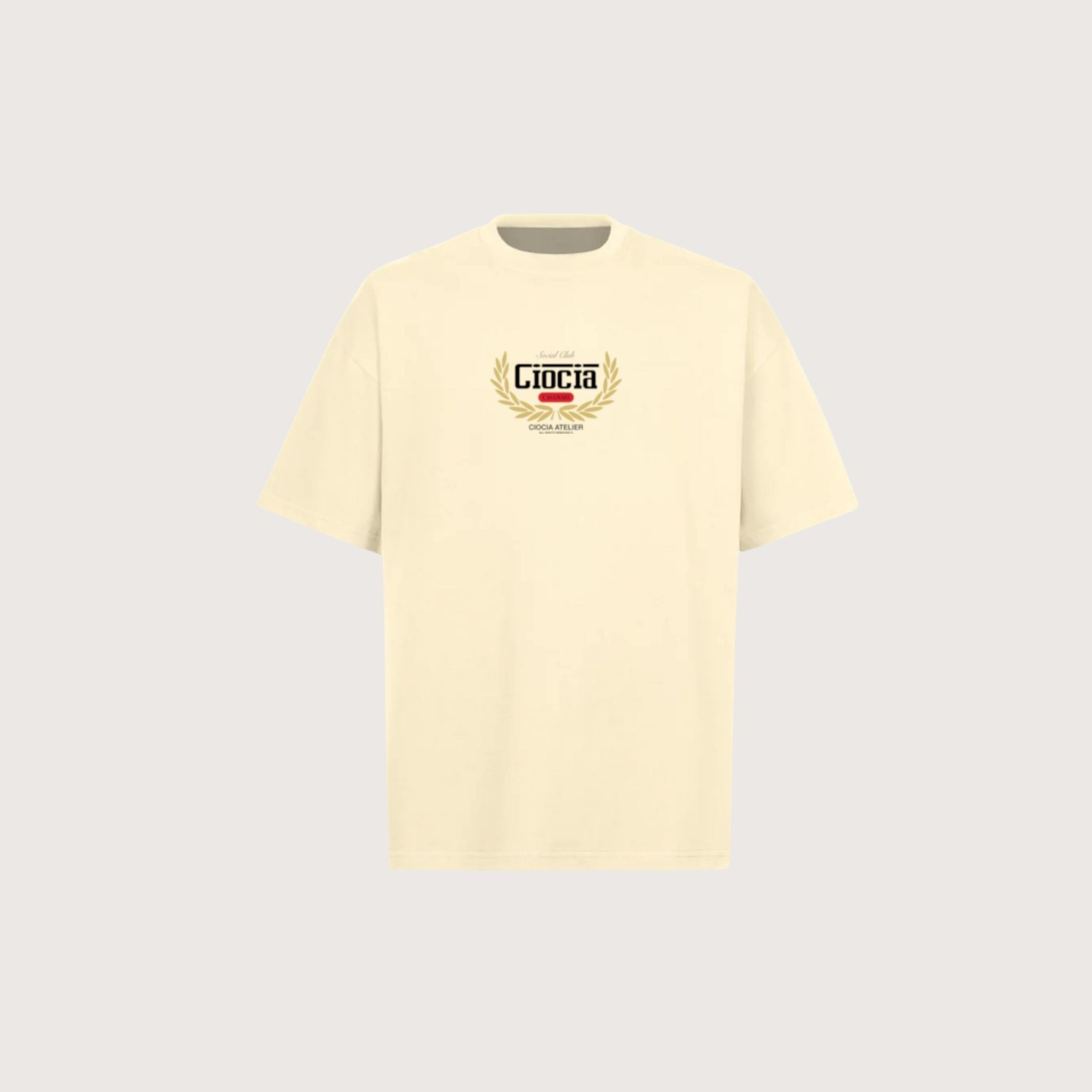 T-Shirt Manches Courtes Imprimé Unisexe GRAND PRIX CREAM