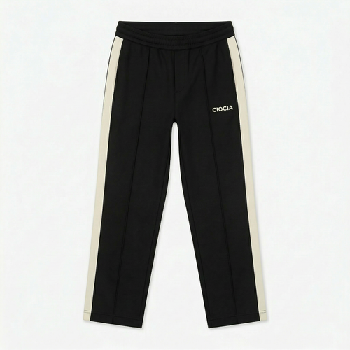 Jogger CIOCIA noir et ecru, ensemble jersey coupe regular