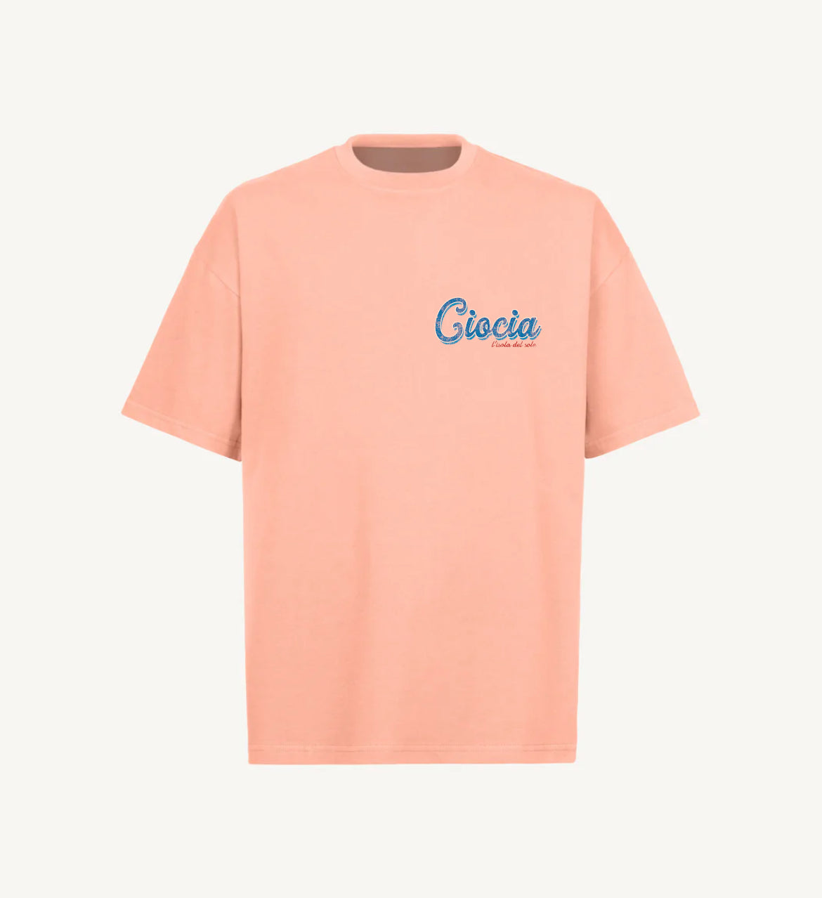 T-shirt CIOCIA BF Isola del Sole rose, detail de l'imprime